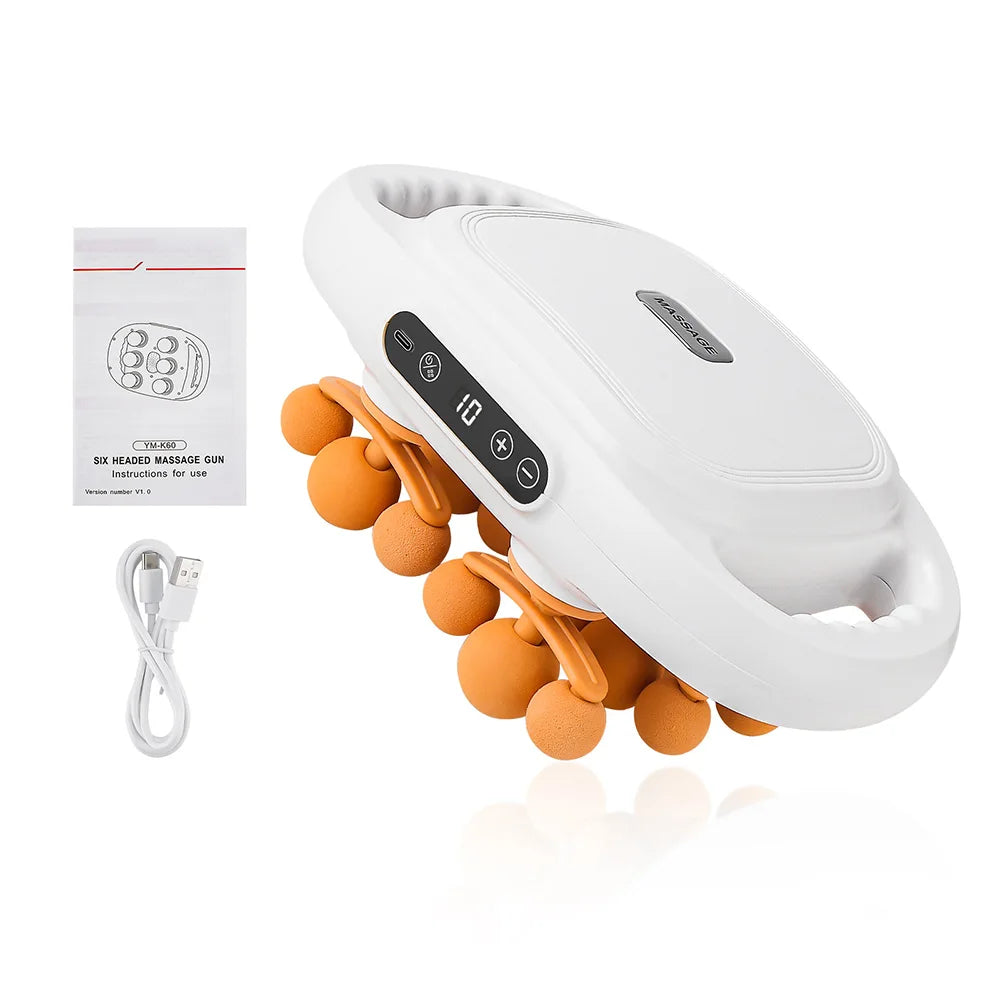 18-Head Fascia Gun High-Frequency Vibration Body Massage Gun Waist Back Massager Neck Shoulder Massage Machine Muscle masajeador