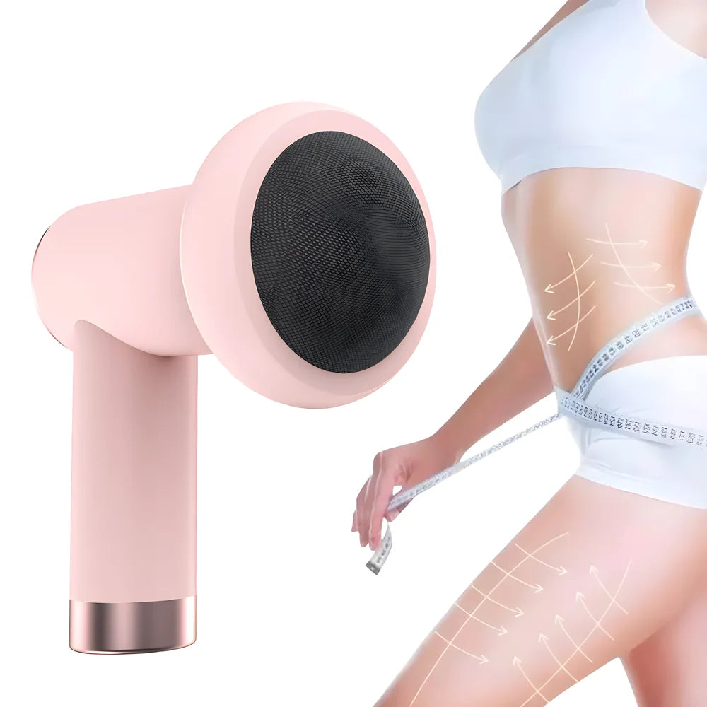 Massage Gun Wireless Charging Fat Pushing Machine Handheld Portable Massage Stick Neck, Waist, Shoulder Kneading Pink White