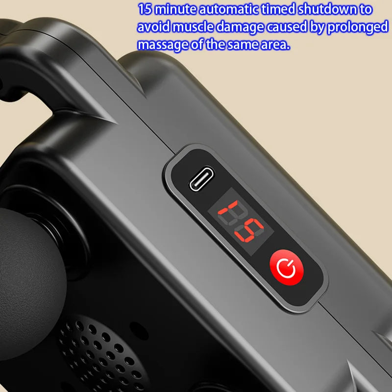 Fascia Gun High-Frequency Vibration Body Massage Gun Back and Waist Massager Neck Shoulder Massager Muscle masajeador