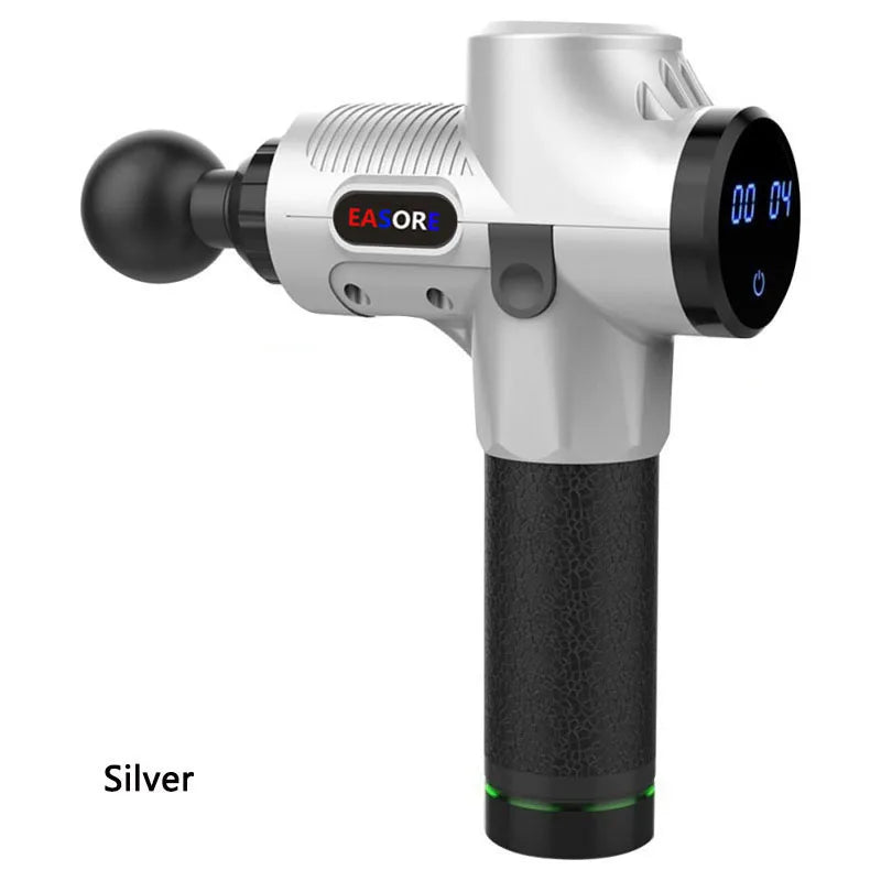 24V  New Upgrade Powerful Heat/ Cold Massage Gun, Easore X5 Pro Deep Muscle Massager With 12 Heads Brushless Motor For Home Gym