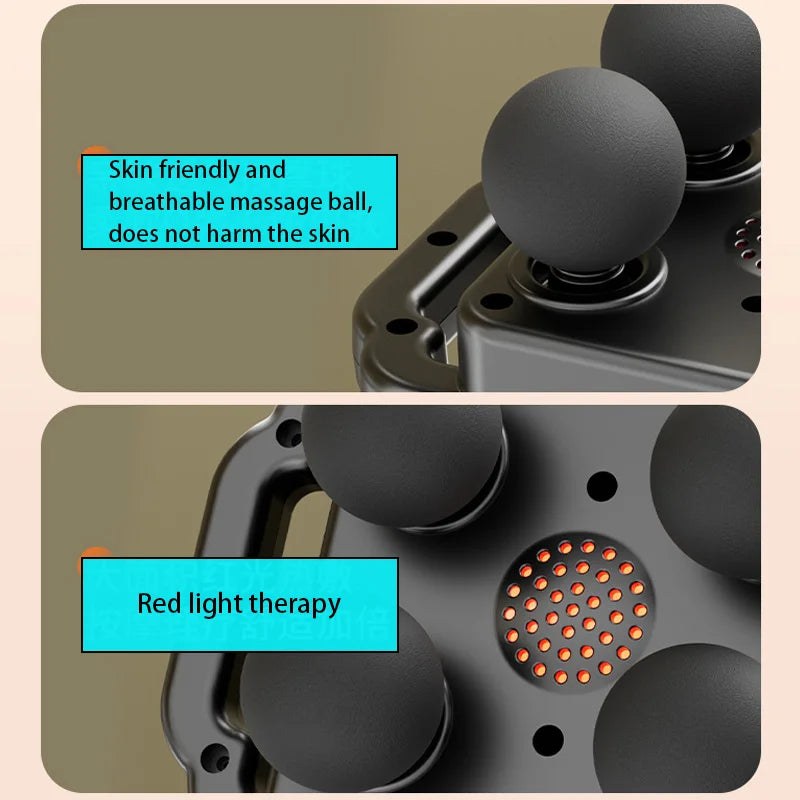 Fascia Gun High-Frequency Vibration Body Massage Gun Back and Waist Massager Neck Shoulder Massager Muscle masajeador