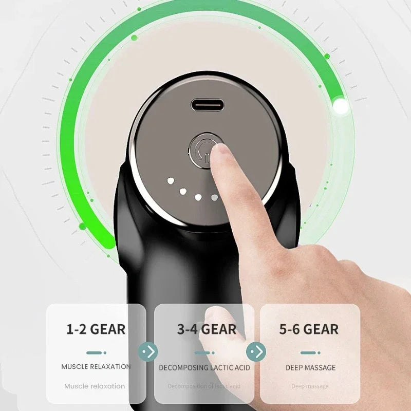 Mini Charging Fascia Gun Vibration Massage Gun Muscle Relaxation Massager Portable Fitness Device Mini Fascia Gun vibro-masseurs