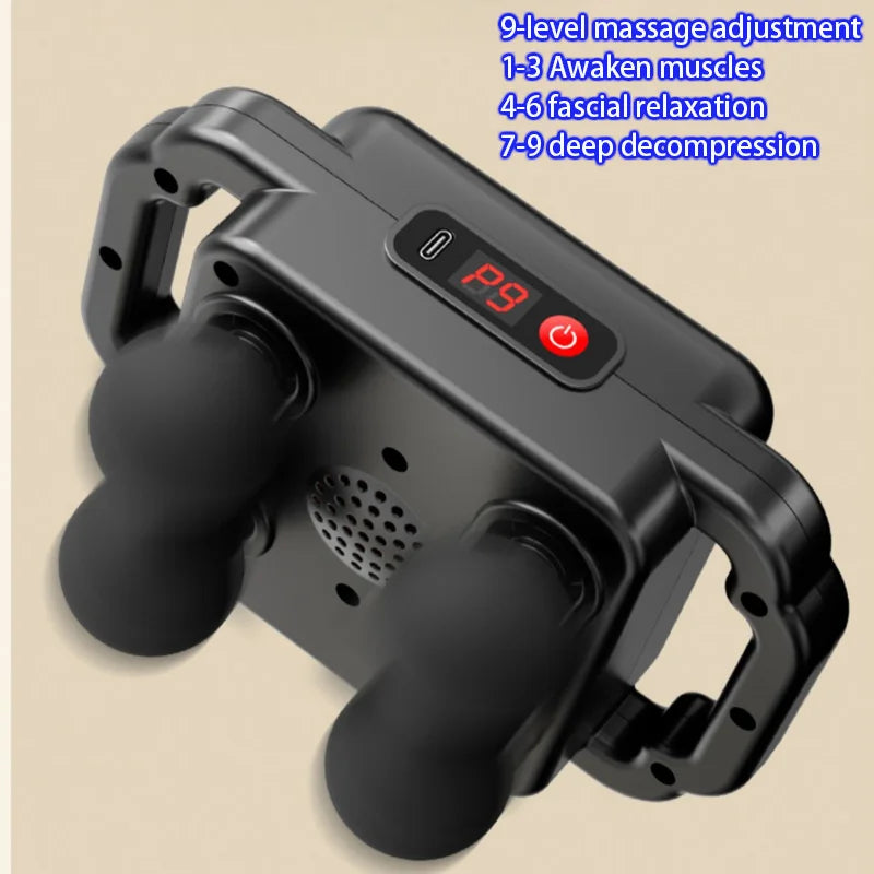 Fascia Gun High-Frequency Vibration Body Massage Gun Back and Waist Massager Neck Shoulder Massager Muscle masajeador