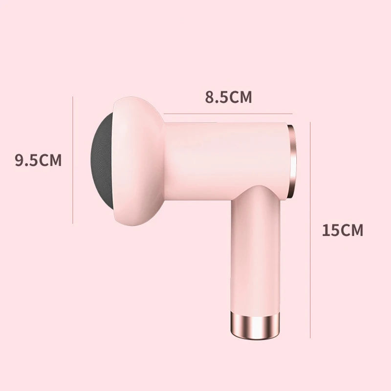 Massage Gun Wireless Charging Fat Pushing Machine Handheld Portable Massage Stick Neck, Waist, Shoulder Kneading Pink White