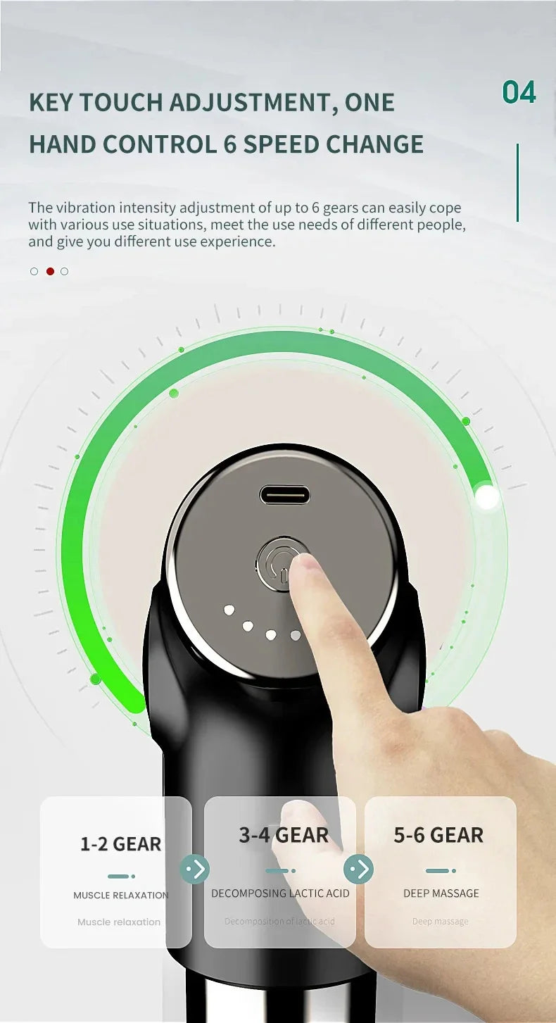 Mini Charging Fascia Gun Vibration Massage Gun Muscle Relaxation Massager Portable Fitness Device Mini Fascia Gun vibro-masseurs