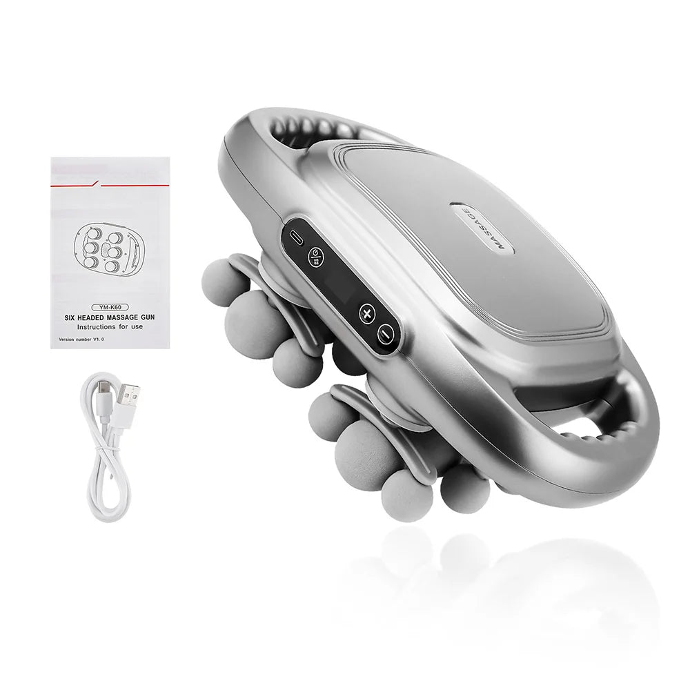 18-Head Fascia Gun High-Frequency Vibration Body Massage Gun Waist Back Massager Neck Shoulder Massage Machine Muscle masajeador