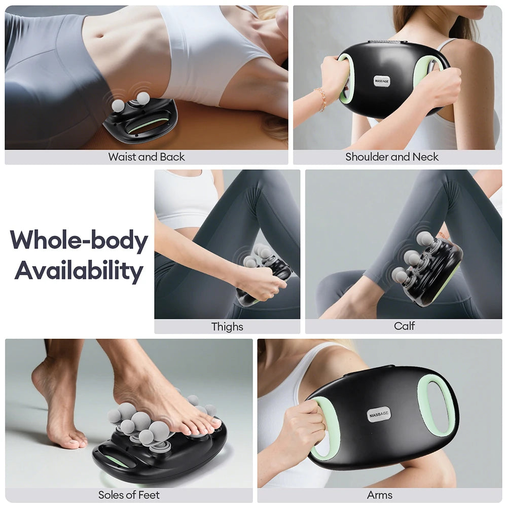 18-Head Fascia Gun High-Frequency Vibration Body Massage Gun Waist Back Massager Neck Shoulder Massage Machine Muscle masajeador