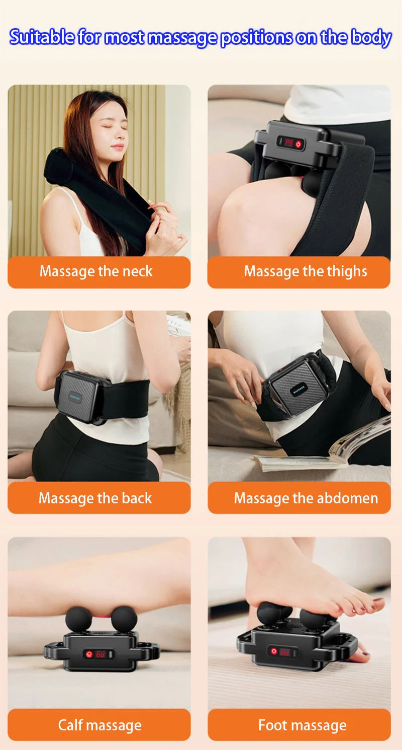 Fascia Gun High-Frequency Vibration Body Massage Gun Back and Waist Massager Neck Shoulder Massager Muscle masajeador