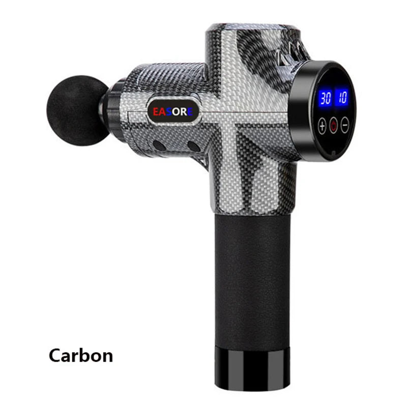 24V  New Upgrade Powerful Heat/ Cold Massage Gun, Easore X5 Pro Deep Muscle Massager With 12 Heads Brushless Motor For Home Gym