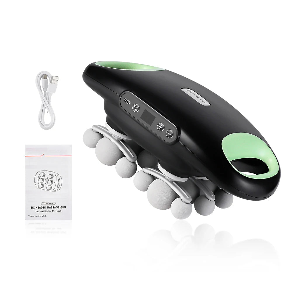 18-Head Fascia Gun High-Frequency Vibration Body Massage Gun Waist Back Massager Neck Shoulder Massage Machine Muscle masajeador