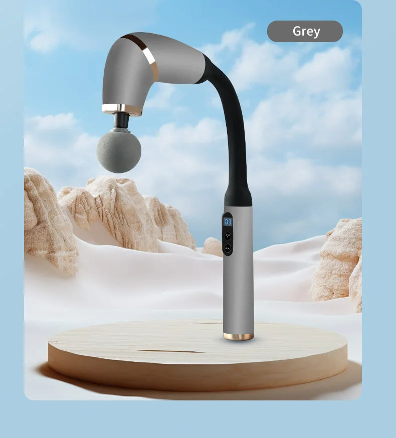 Portable Muscle Elbow Fascia Gun Handheld Body Deep Massager For Back Neck Leg Home Adjustable Speed Massage Equipment Suitable