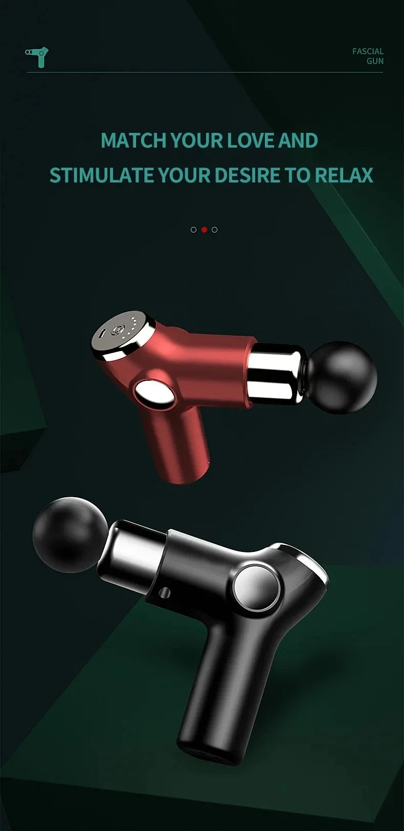 Mini Charging Fascia Gun Vibration Massage Gun Muscle Relaxation Massager Portable Fitness Device Mini Fascia Gun vibro-masseurs