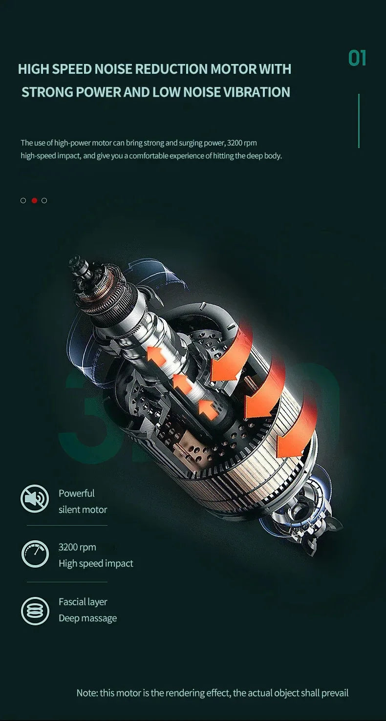 Mini Charging Fascia Gun Vibration Massage Gun Muscle Relaxation Massager Portable Fitness Device Mini Fascia Gun vibro-masseurs