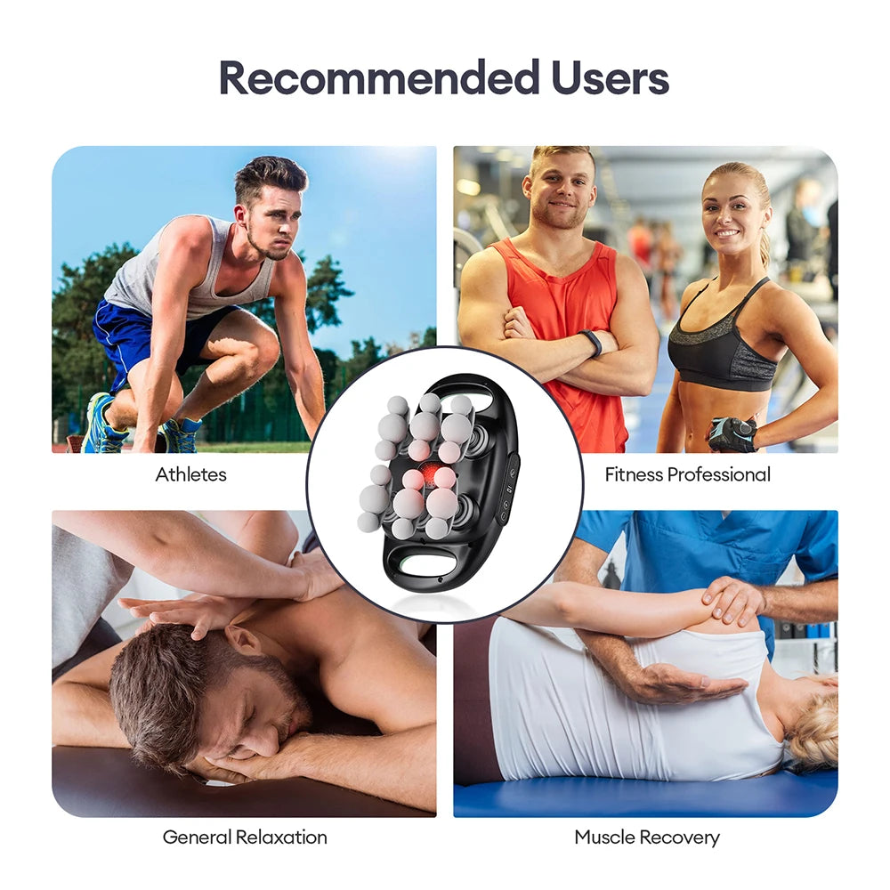 18-Head Fascia Gun High-Frequency Vibration Body Massage Gun Waist Back Massager Neck Shoulder Massage Machine Muscle masajeador