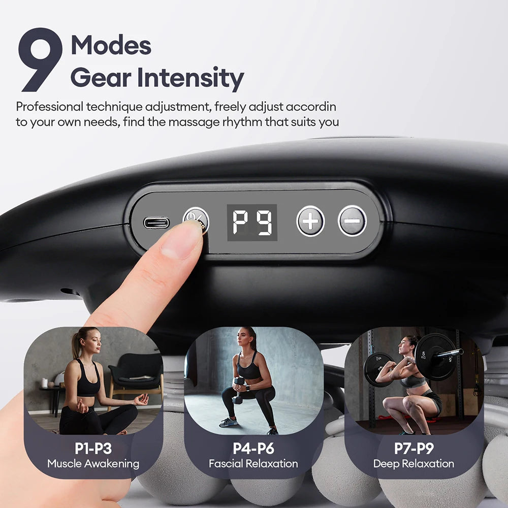 18-Head Fascia Gun High-Frequency Vibration Body Massage Gun Waist Back Massager Neck Shoulder Massage Machine Muscle masajeador