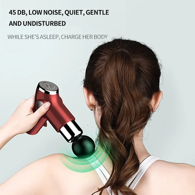 Mini Charging Fascia Gun Vibration Massage Gun Muscle Relaxation Massager Portable Fitness Device Mini Fascia Gun vibro-masseurs