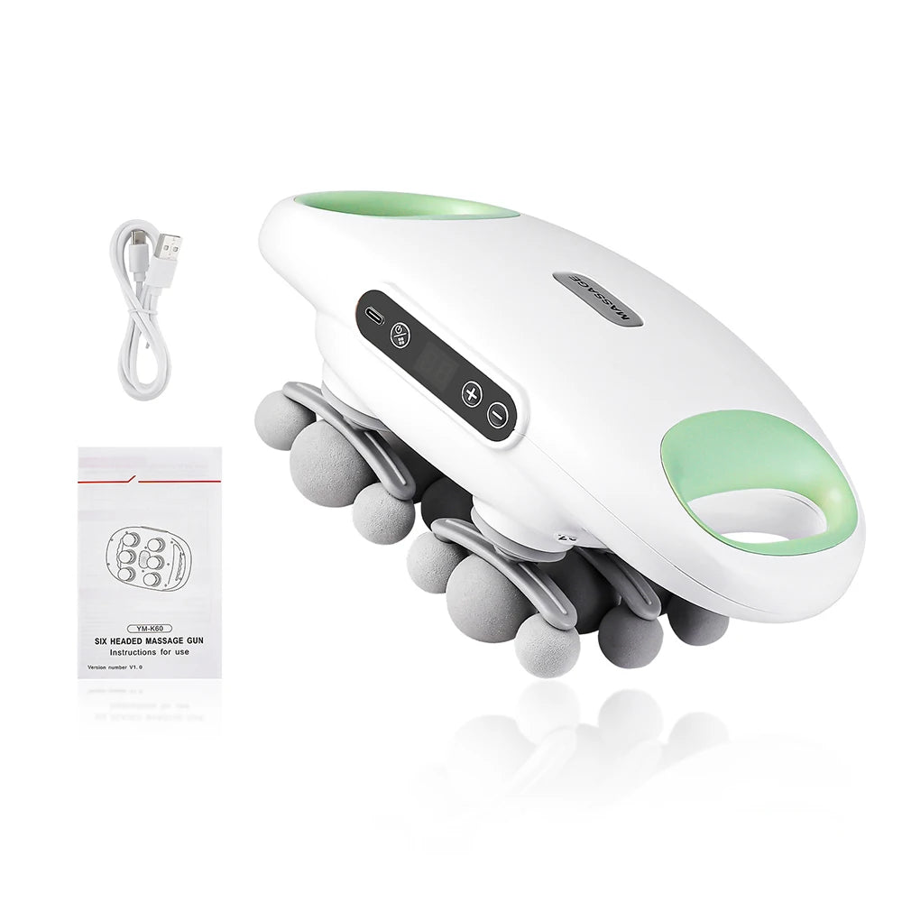 18-Head Fascia Gun High-Frequency Vibration Body Massage Gun Waist Back Massager Neck Shoulder Massage Machine Muscle masajeador