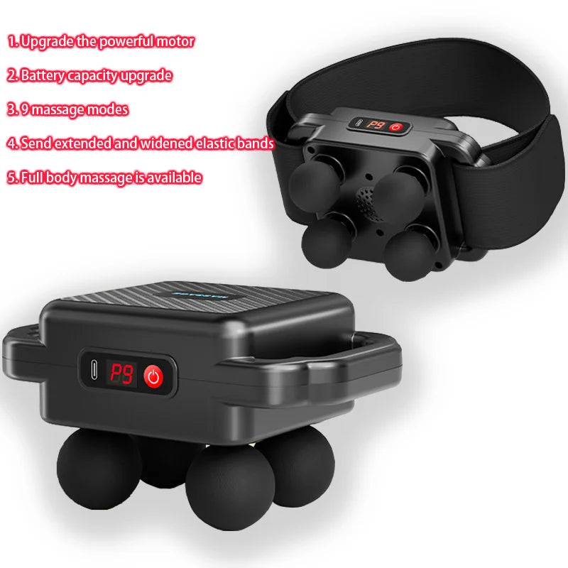 Fascia Gun High-Frequency Vibration Body Massage Gun Back and Waist Massager Neck Shoulder Massager Muscle masajeador